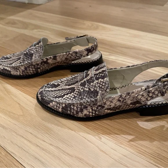 Dolce Vita Hardi  Snakeskin Loafers - Picture 3 of 7
